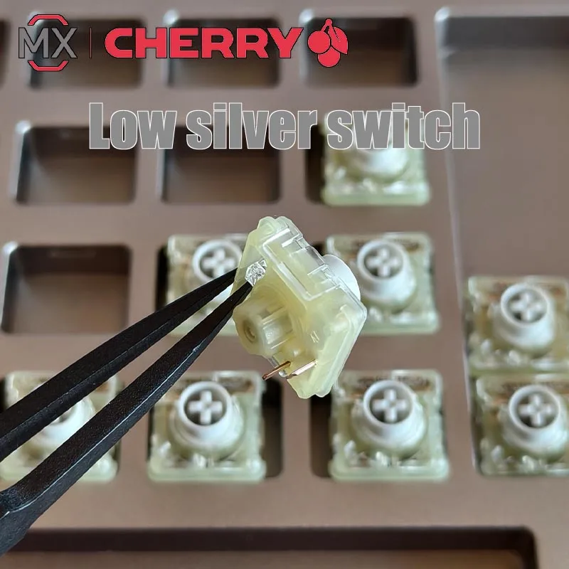 CHERRY Low Silver Switch HIT BOX Factory Lubrication Fast Trigger The Switch Core Is Stable Low Keyboard Switches for QANBA DOIO