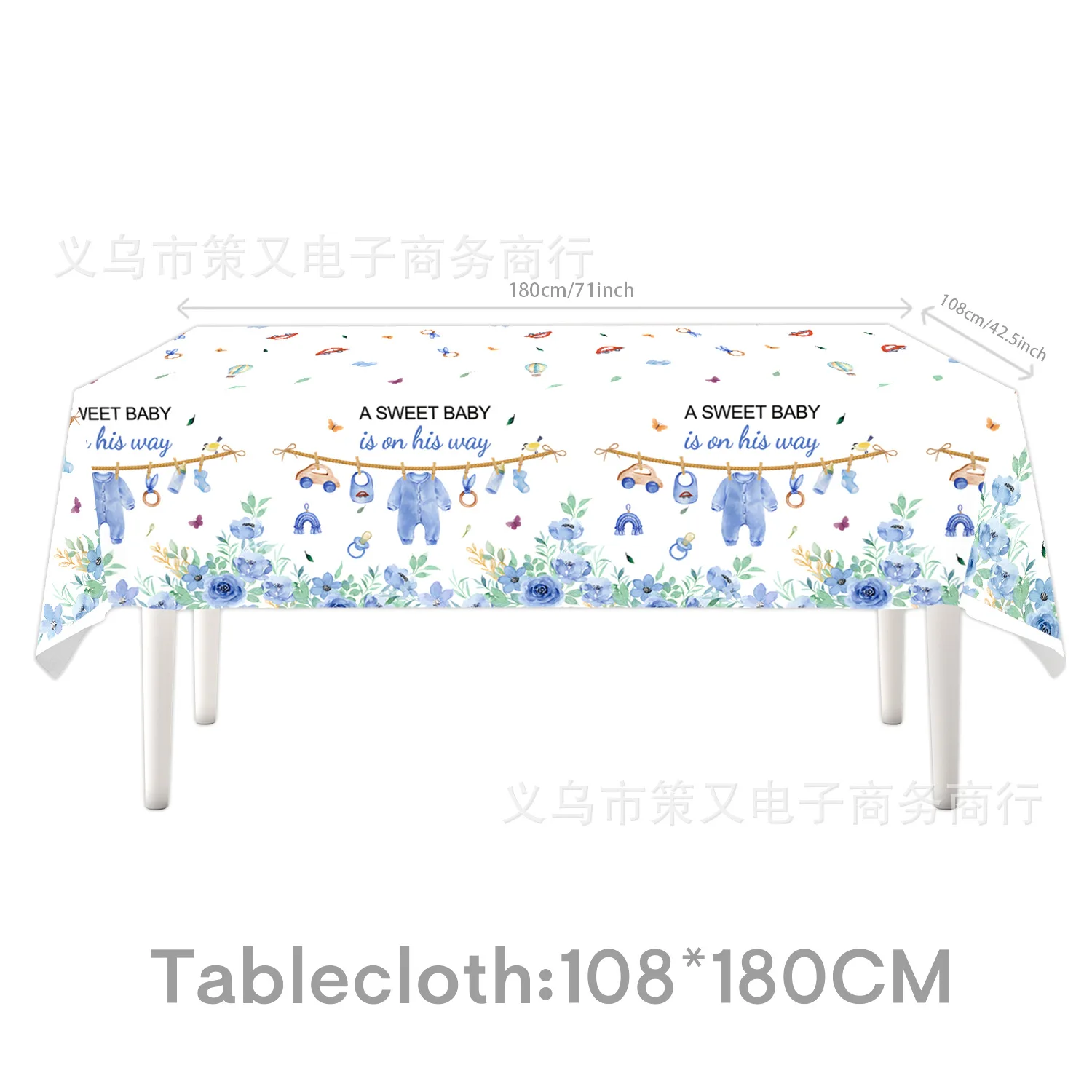 Junge Mädchen Baby Dusche Geschirr Pappteller Tassen Geschlecht offenbaren Partyzubehör blau Baby Junge rosa Baby Mädchen Partydekorationen – Detail 2