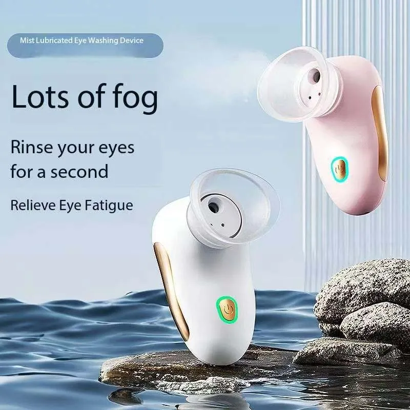 Appareil de soins oculaires Nano à vapeur pour les yeux, masseur pour les yeux avec Spray d'atomisation à vapeur pour les yeux secs, hydratant et nourrissant