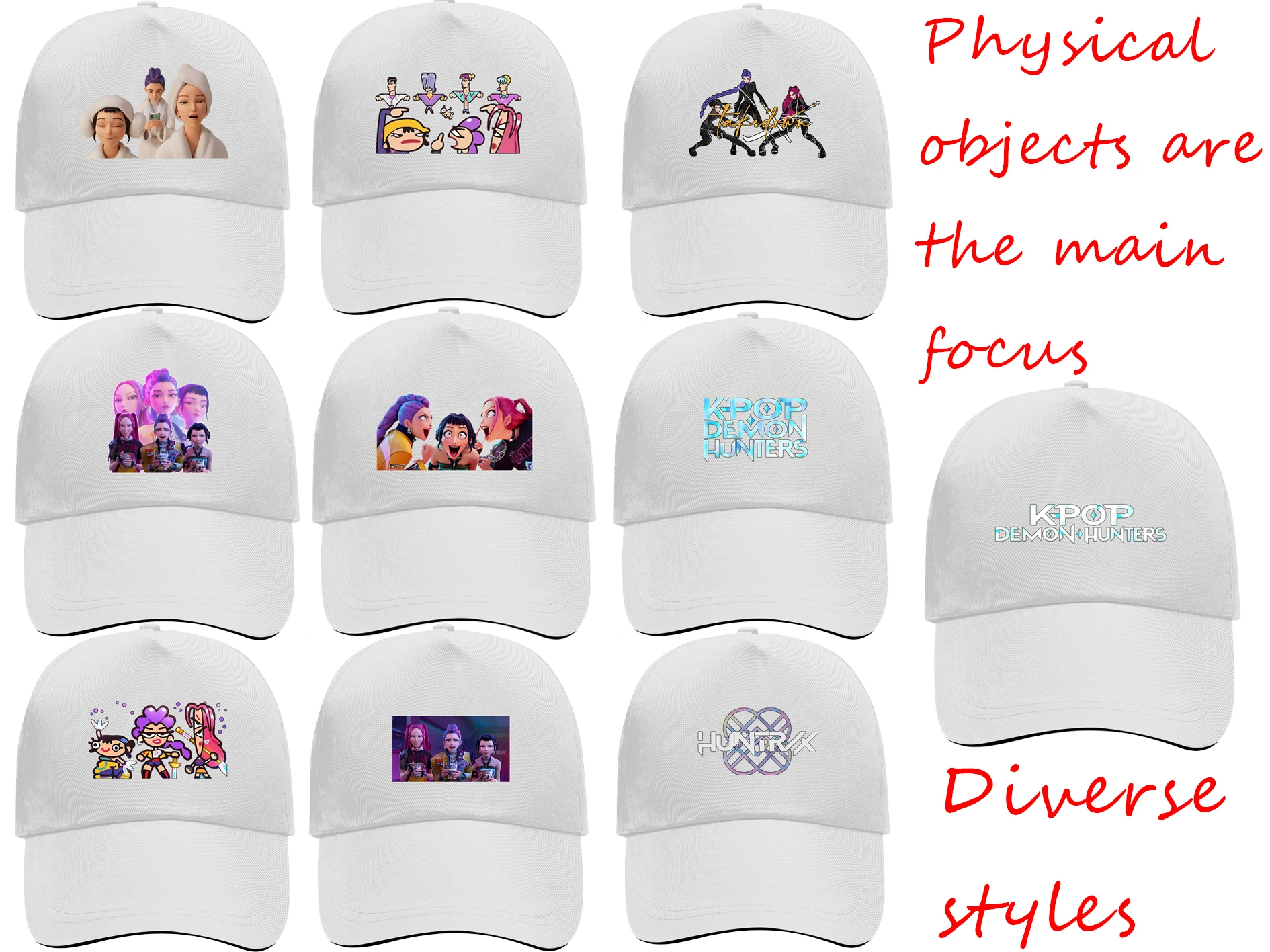 الرابض النمر المخفية الطيور Kpop شيطان الصيادين ساندويتش قبعة للجنسين قبعة سباق قبعة قابل للتعديل Snapback قبعات قبعات البيسبول جديد