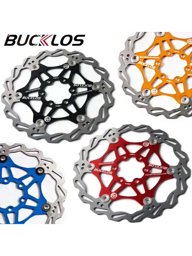 AliExpress BUCKLOS Bike Rotor 160mm 180mm 203mm MTB Road Bicycle Disc Brake Floating Rotors Efficient Cooling