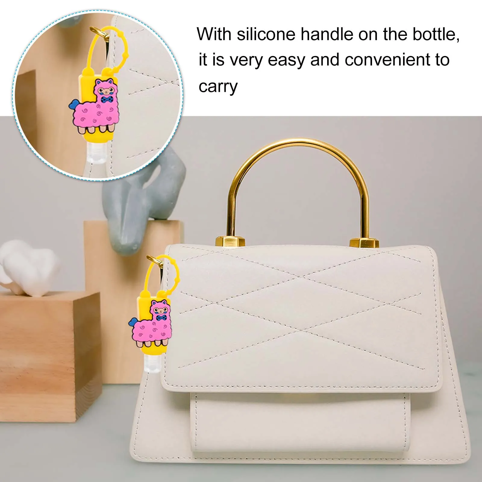 10 pçs h garrafas de loção dos desenhos animados recipiente de creme de silicone reutilizável viagem vazio dispensador de sabão garrafa de armazenamento para crianças família