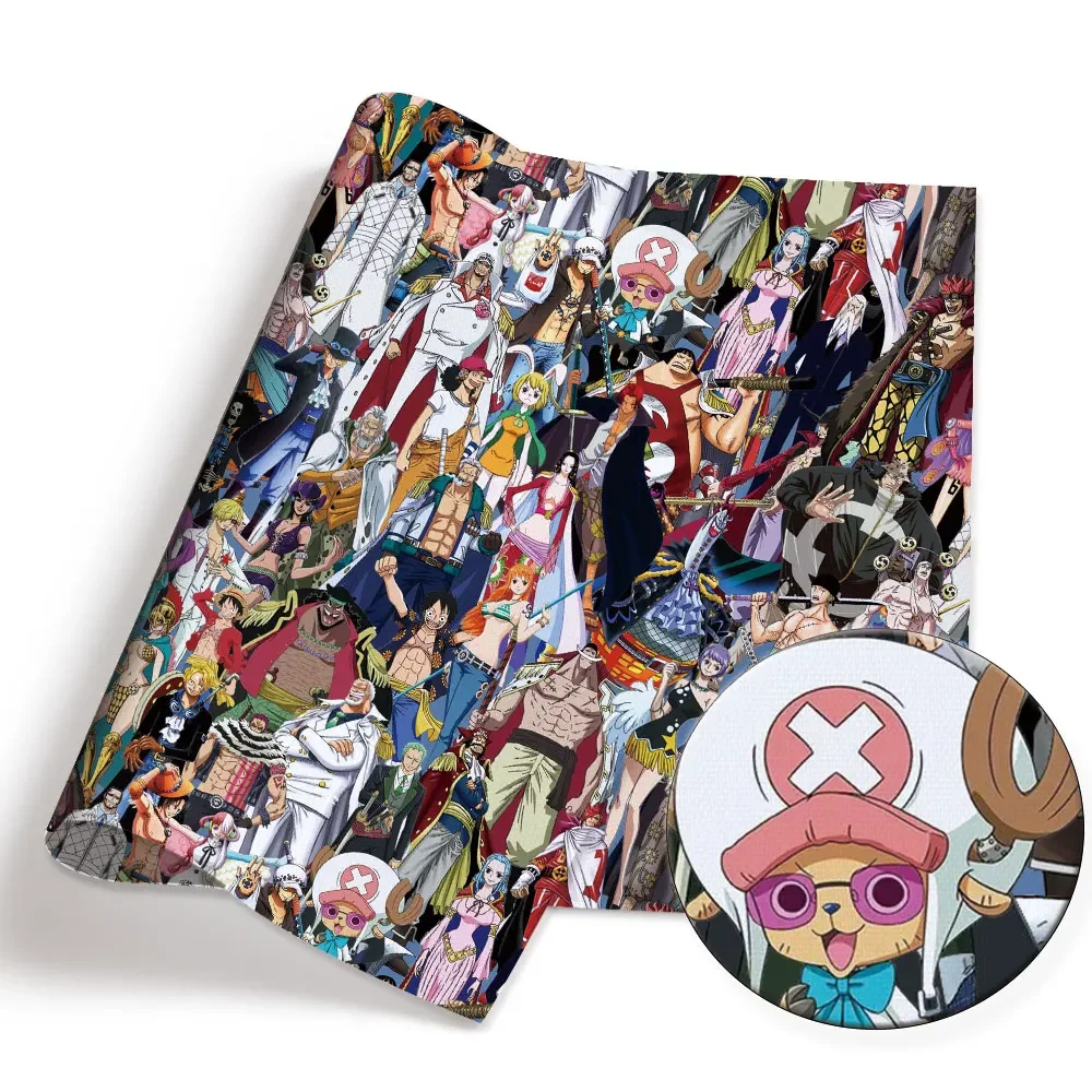 Een Stuk Anime randapparatuur Stof 140*50 cm DIY Naaien Patchwork Quilten Baby Jurk Bedrukte Stof Stof Naaien Kinderen