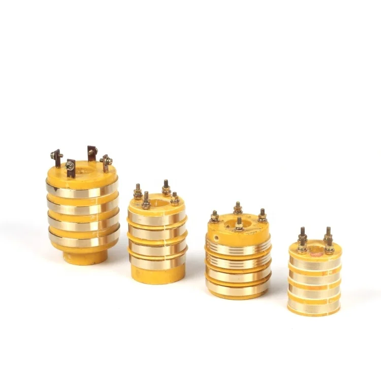 China Manufacturer Brass Rotary Joint Electrical Connector Slip Ring for Crane Traction Equipment, Dragline and Fairground Rides