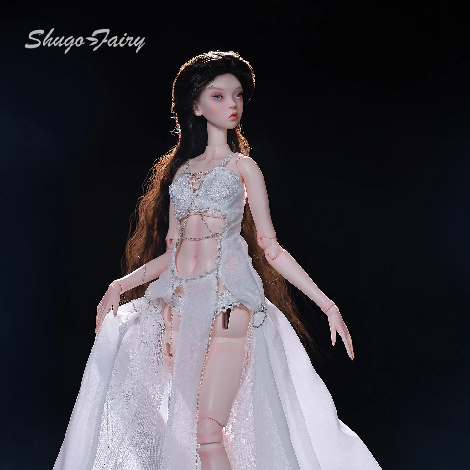 ShugaFairy Phyllis E 1/4 BJD Corpo Especial Artístico Barriga Grande Esbelta Boneca de Resina Poseable Conjunto Completo |   Edição limitada de colecionador