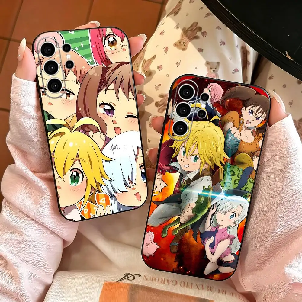 Seven Deadly Sins  Phone Case For Samsung S25,S24,S21,S22,S23,S30,Ultra,S20,Plus,Fe,Note,10,9,5G Black Cover