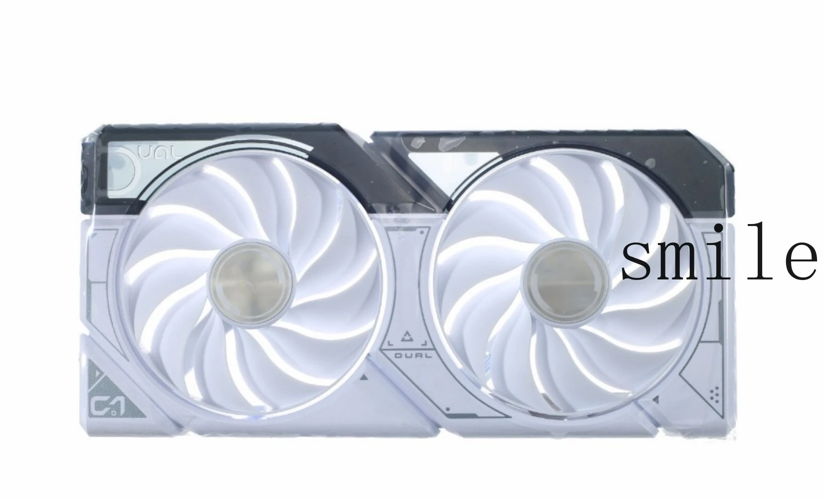 

Graphics card fan and shroud for ASUS Dual RTX 4060 RTX 4060 Ti White Edition