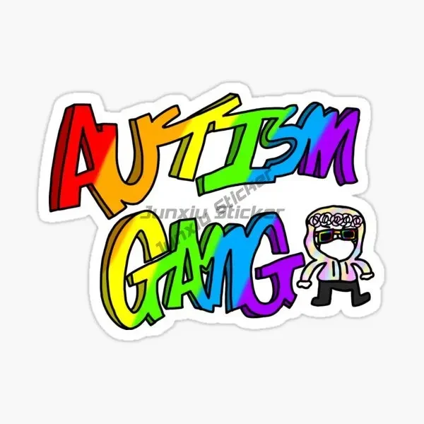 Love Autism Awareness Care Autism Color Jigsaw Creative Sticker for Decorate Car Van Window Wall Fridge Table Decal Accessorie