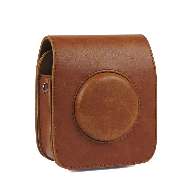 ل فوجي فيلم Instax مربع SQ20 SQ10 حافظة كاميرا حافظة بولي Leather جلدية خمر حزام الكتف الحقيبة المحمولة غطاء للحماية الكاميرا
