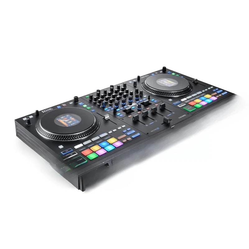 Professional four-channel electric motor DJ controller, vinyl disc