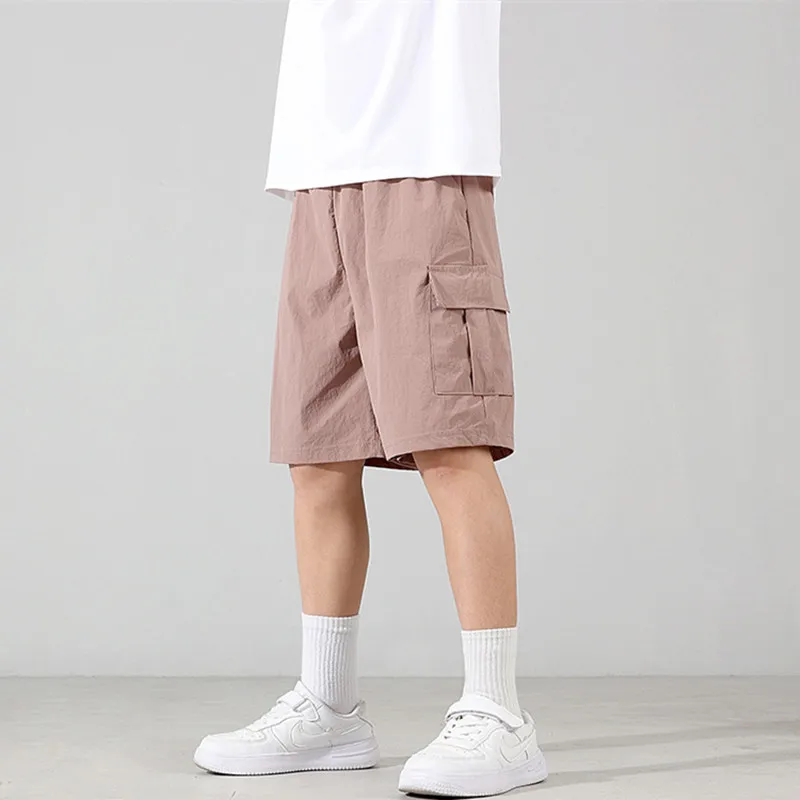 2026 New Boys Shorts Summer Outdoor Classics Elastic Waist Children's Casual Cargo Pant For Kids Age 4-15T