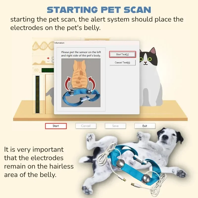 2025 Version Pet Cat /Dog Scanner Quantum Body Composition Analyzer Animal Health Diagnosis Device Quantum Analyzer