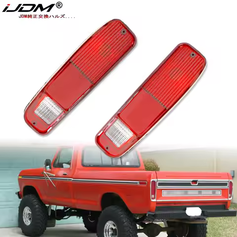 2pc Taillight Style LED Tail Lamp Assemblies For Ford Bronco For Ford E100 E150 E250 E350 For Ford F150 F250 F350 Taillight Lamp