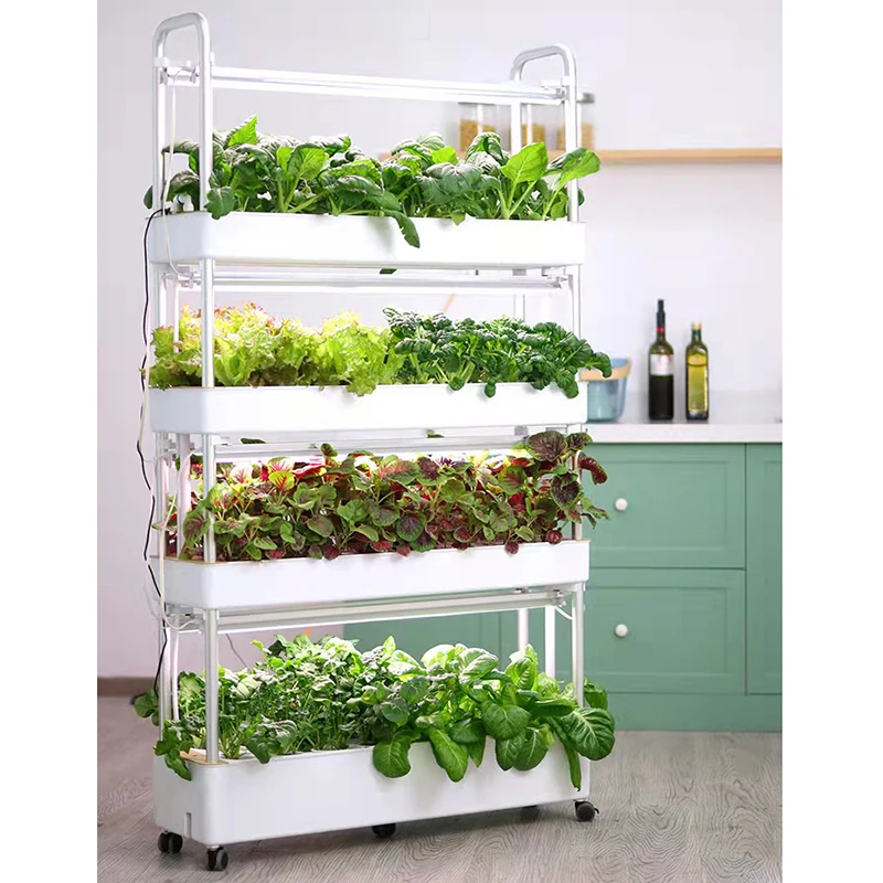 Automatic Complete Vertical Hydroponic System Smart Electronic Style-Flower Home Garden Aquaponics Irrigation Grow Vegetables