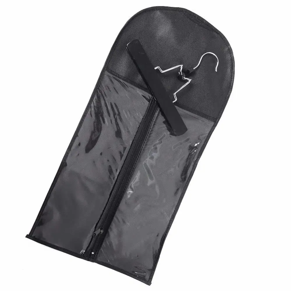 

ARLANY Hair Extension Hanger with Storage Bag Wooden Storage Holder for Hairpieces Pants Hanger for Clothes Carrier Wig Holder