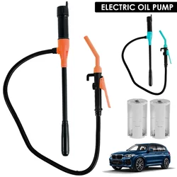 Liquid Transfer Pump Battery Powered Fuel Transfer Pump with Flow Control Nozzle Portable Liquid Transfer Pump for Gas Diesel