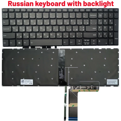 Imagen 2 del producto Nuevo teclado para ordenador portátil ruso/estadounidense/reino Unido/español/francés para Lenovo IdeaPad 330S-15 330S-15ARR 330S-15AST 330S-15IKB 330S-15ISK 7000-15
