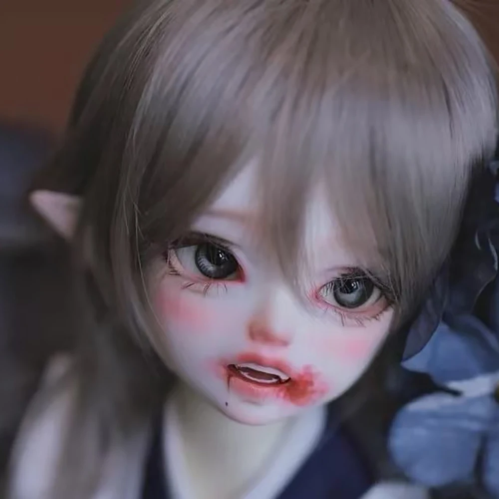 

Новая 1/4 голова куклы BJD без макияжа, смола, сделай сам, голова куклы эльфа для девочек без макияжа, аксессуары для кукол, игрушки для кукол BJD