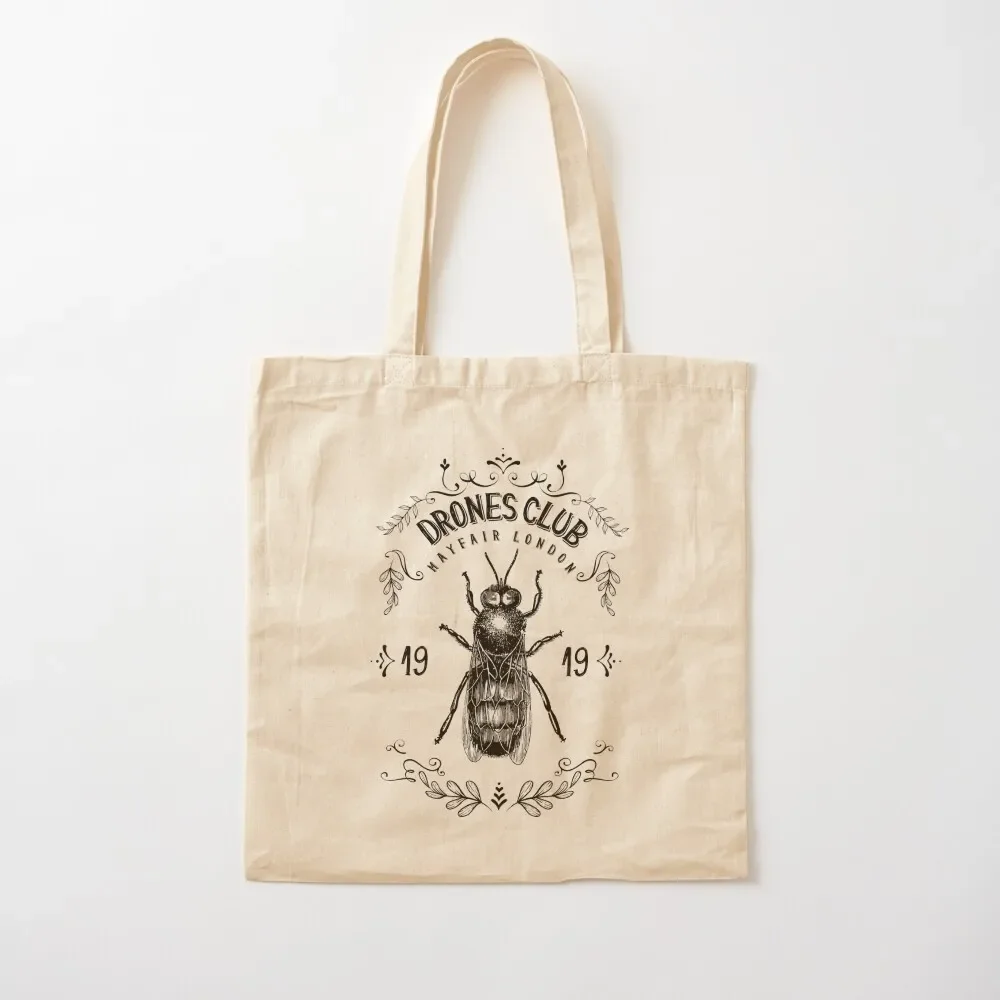 Drones Club, est. 1919 in Mayfair, London / Wodehouse Inspired, Wooster Approved Tote Bag Canvas Tote Bag