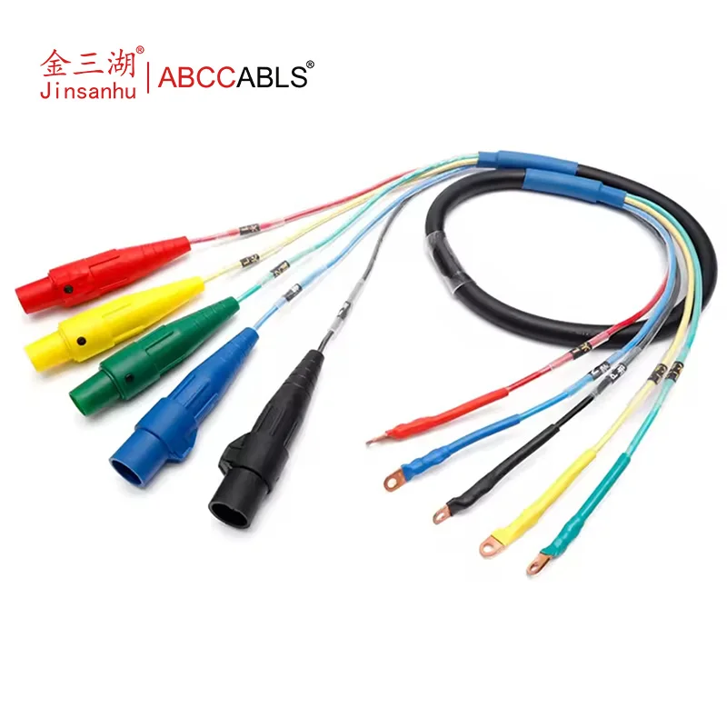 ABCCABLS PW-400A-D5-1 400A 5-Way Cam-Lok Power Breakout Adapter Cable