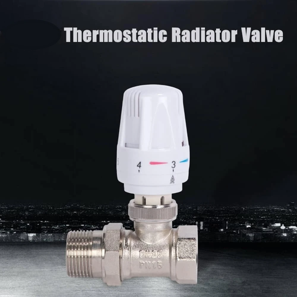 Radiator Thermostatic Control Valve Adjustable Floor Heating Temperature Control Thermostat Valve Thermostatic Radiator Valve