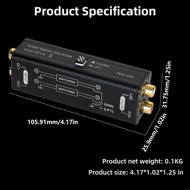 Isolador sinal isolador conexão universal 31kb
