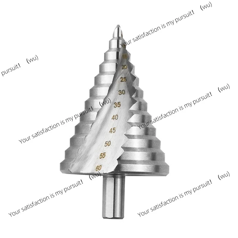 For Hole Expanding Spiral Flute Step Drill Bit 6-60mm Cone Pagoda Hole Opener Reamer Drill