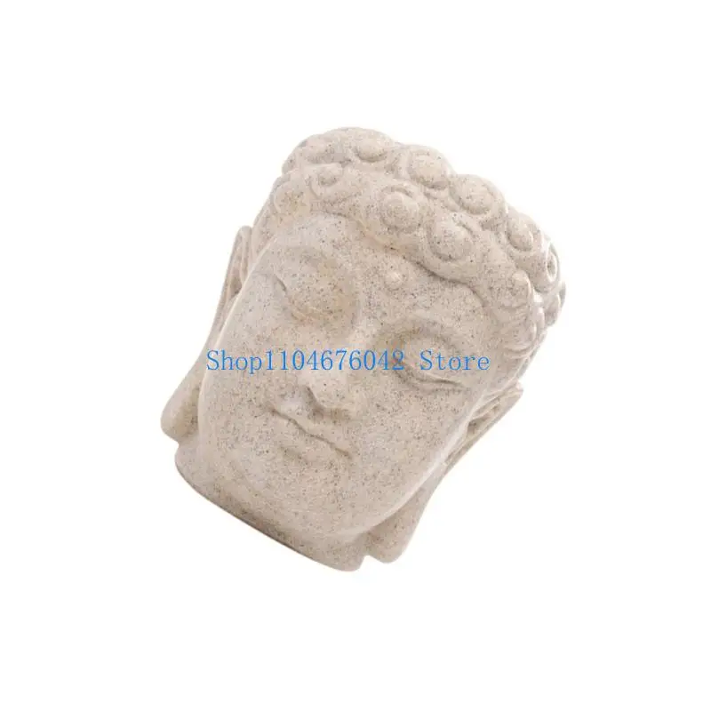 Buddhas Head Resins Planter Small Plant Container For Indoor Outdoor Garden Decoration and Succulents Plant