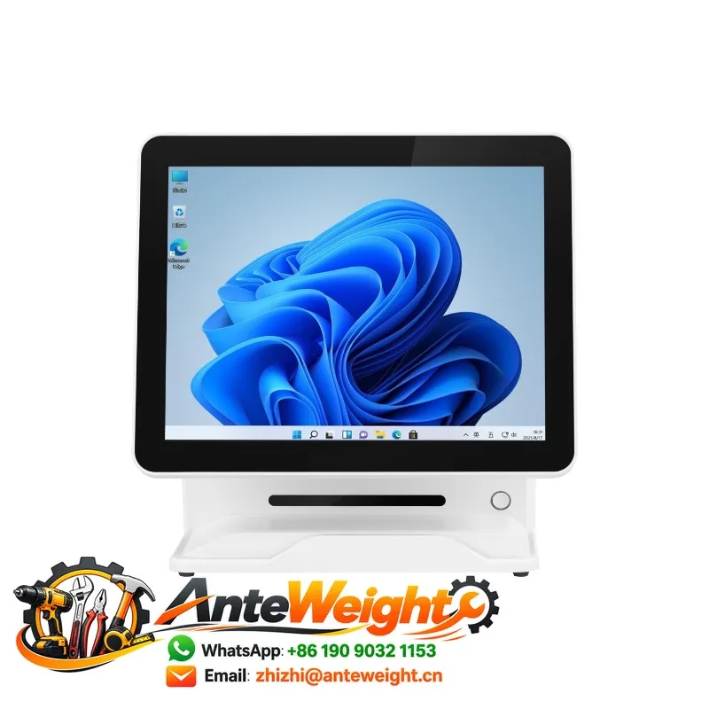 15/17 Inch Full Touch Screen POS Machine All-In-One Points of Sale System Cash Register Pos Business for Retail Salon Shop