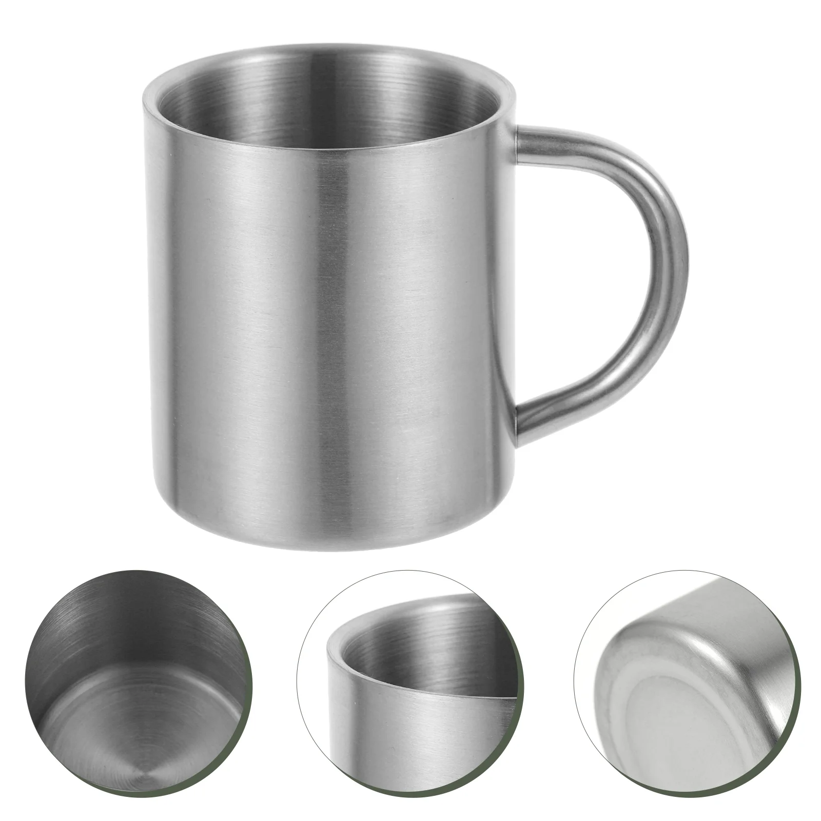 

Stainless Steel Mug Glasses with Lid Aesthetic Cups Coffee and Mugs Drink Ware Collapsible Water Bottles Collapsable Drinking