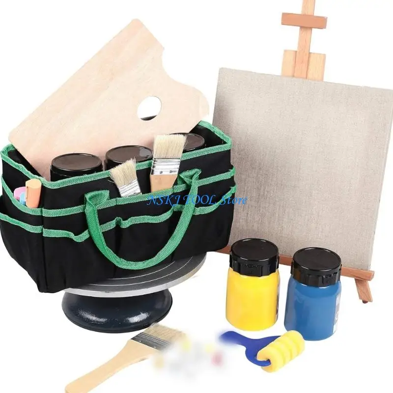 l8rc-2023-updated-teacher-utility-container-5-pockets-foldable-polyester-bag-for-office-supplies