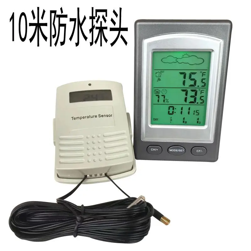 High‑Accuracy Wireless Car Thermometer Metal Waterproof Probe Refrigerated Truck Wireless Temperature Sensor