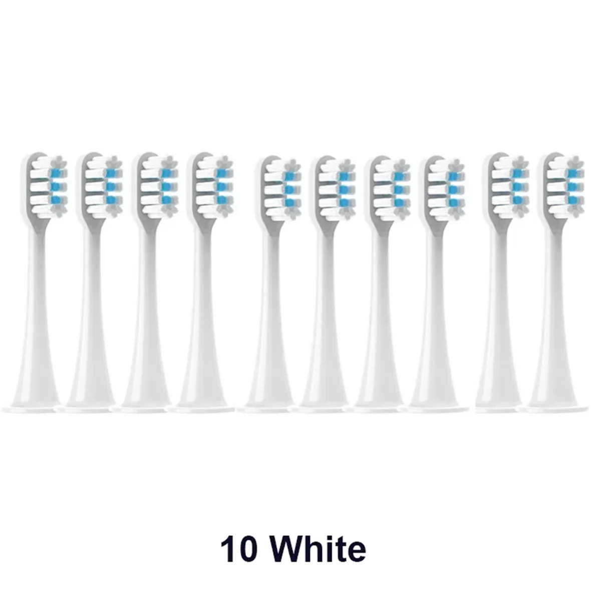 Replacement Brush Heads for Xiaomi MijiaT300/T500 Electric Toothbrush Soft Bristle Nozzles with Caps Sealed Package,A