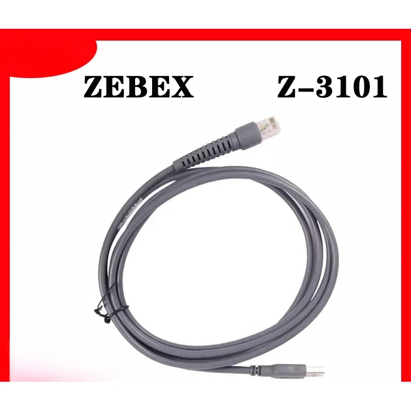 

Compatible with For ZEBEX Z-3101 Scanner Cable Z-3100 Barcode Scanner Data Cable 2m USB Cable Power Cable