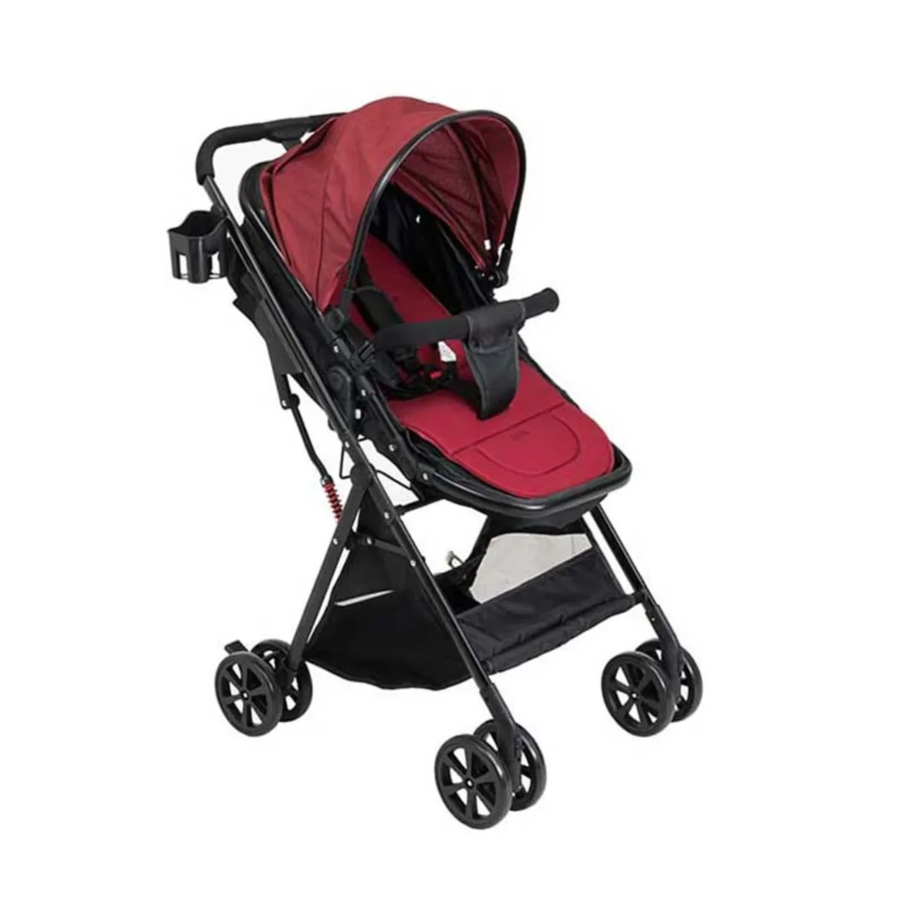 Baby Stroller Newborn Reversible Pram, Foldable Pushchair Baby Stroller