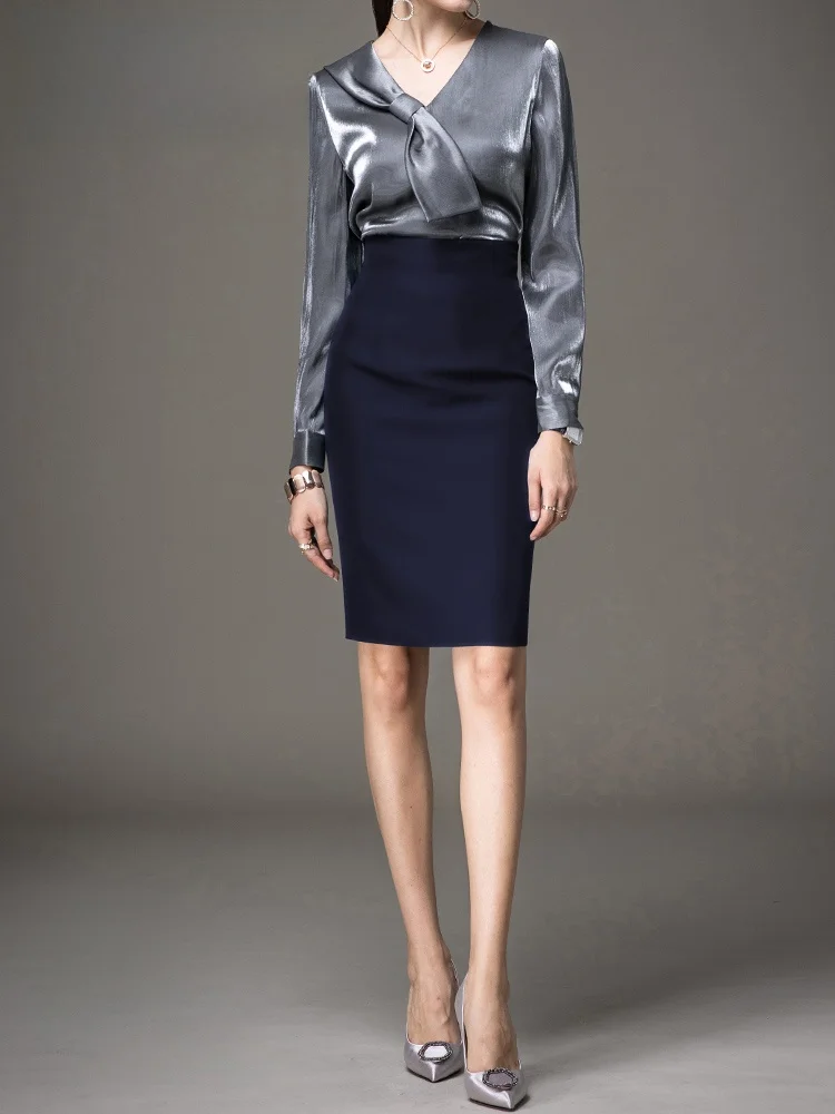 

Fashionable Women's Suit Set President Style Professional Workwear High-End Business Dress Elegant Career Uniform