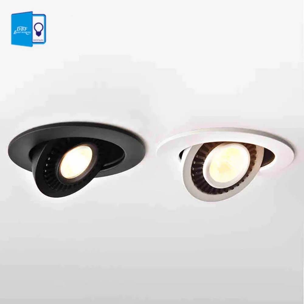 12W 10W 7W 5W LED Recessed Ceiling Spot Light LED Downlights 360 Degree Rotation Spot Lighting for Kitchen Bedroom Indoor Lamp