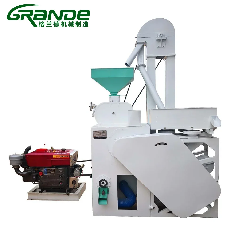 Home Use Automatic Grain Polish Machine Rice Miller Machine