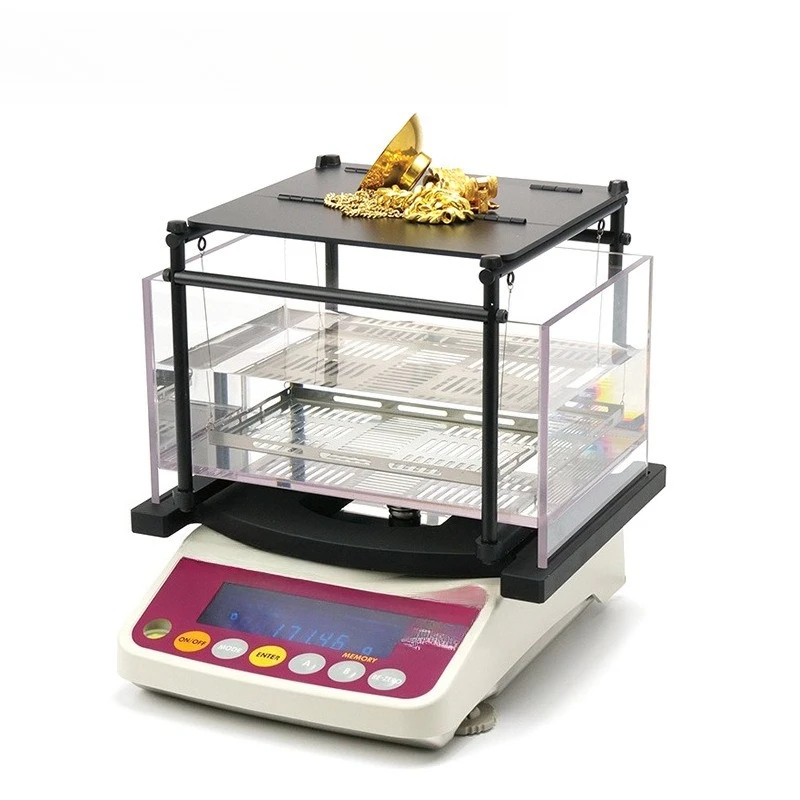 Water specific gravity gold meter, precious metal tester K gold gold purity precious metal detector GKS-300