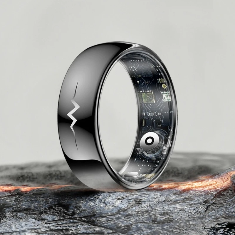 

New ECG Body Temperature Intelligent Health Ring, Heart Rate Blood Oxygen Detection Sleep Waterproof Smart Rings