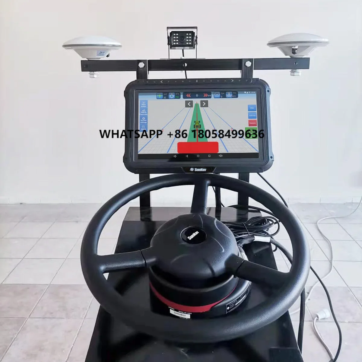 SunNav 2022 Autopilot Automated Steering System Hot Selling GPS Tractor Guidance System Auto Steering Tractor for Agriculture