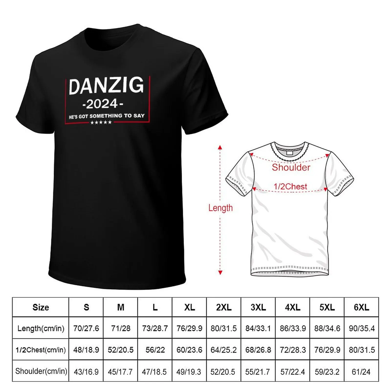 Danzig for President 2024 T-Shirt Running Performance Short Sleeve Tee