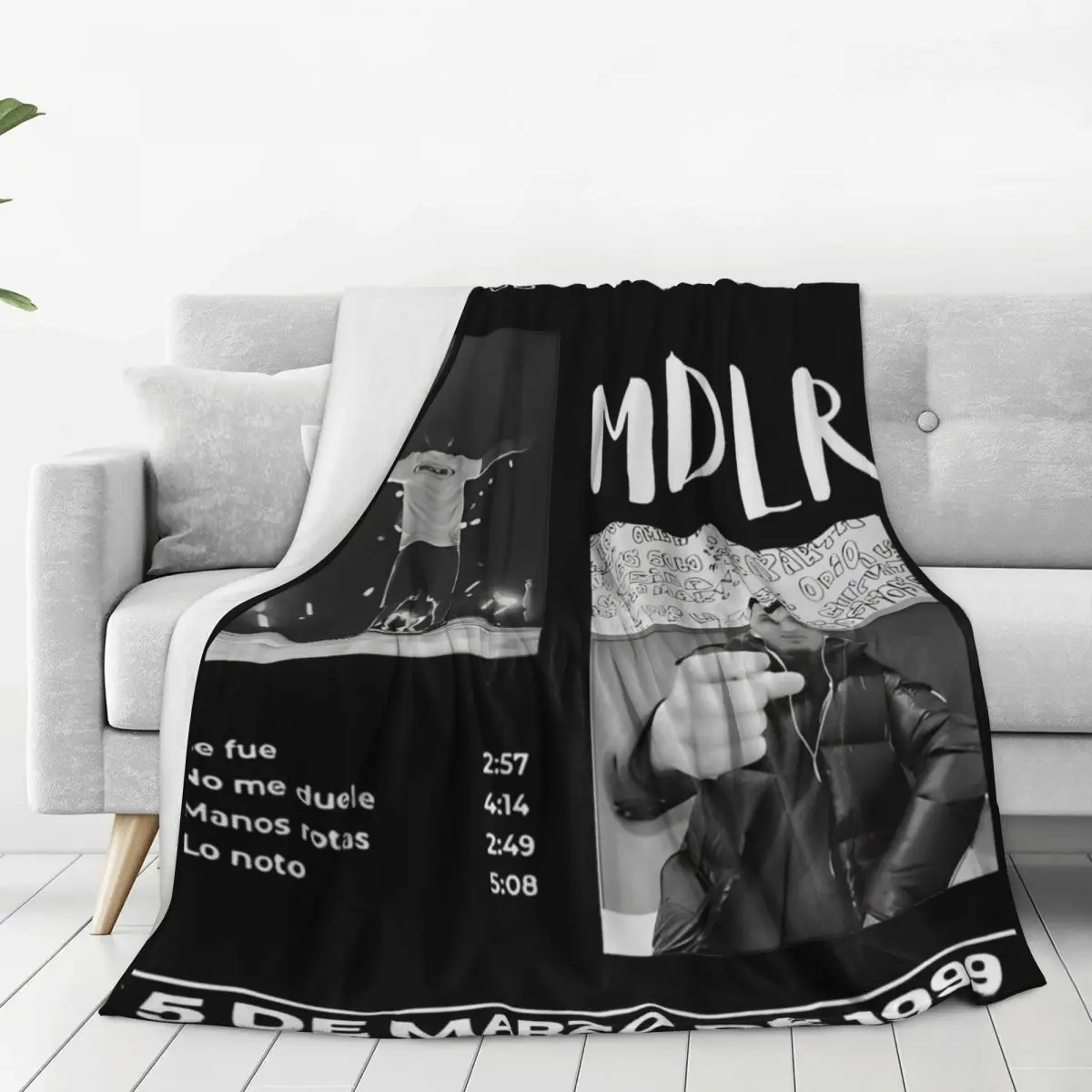 Morad Singer Blanket Super Soft Warm Rapper Tour Album Throw Blankets for Sofa Multi-size Quilt