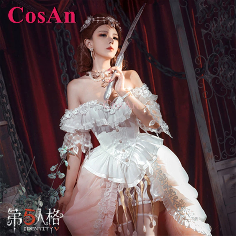 

CosAn Game Identity V Mary/Bloody Queen Cosplay Costumes Madame Red 2nd Anniversary Elegant Formal Dress Bella Donna Outfit
