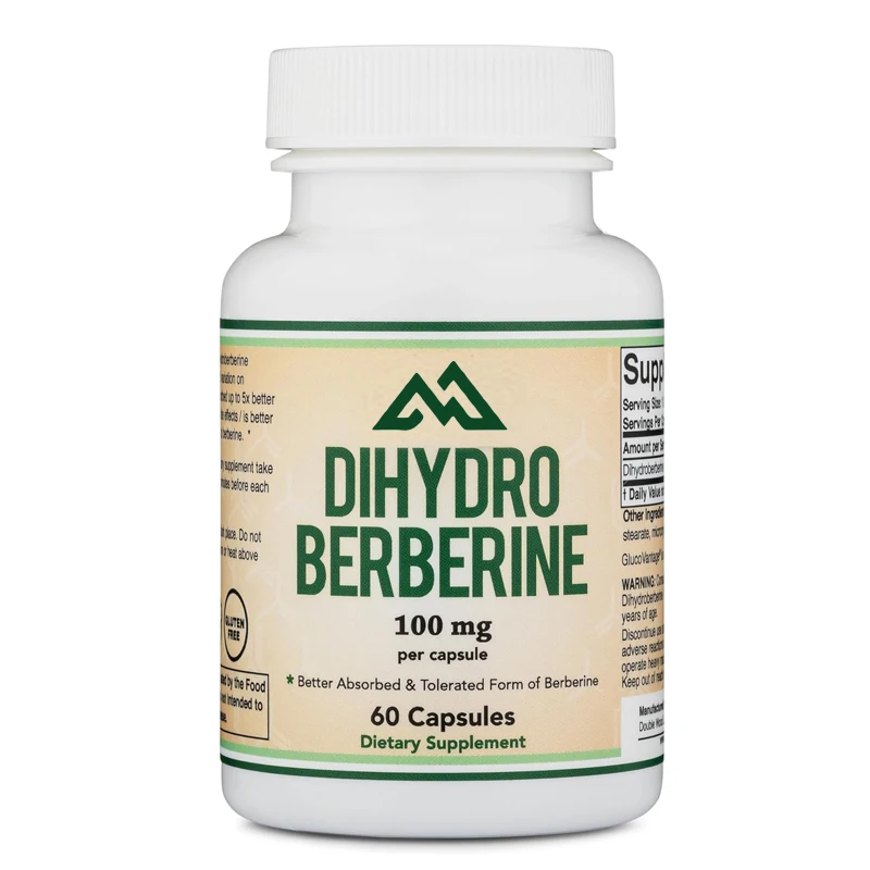 Dihydroberine supplement 100mg, 60 capsules super small aspartic acid high absorption non genetically modified, vegetarian safe