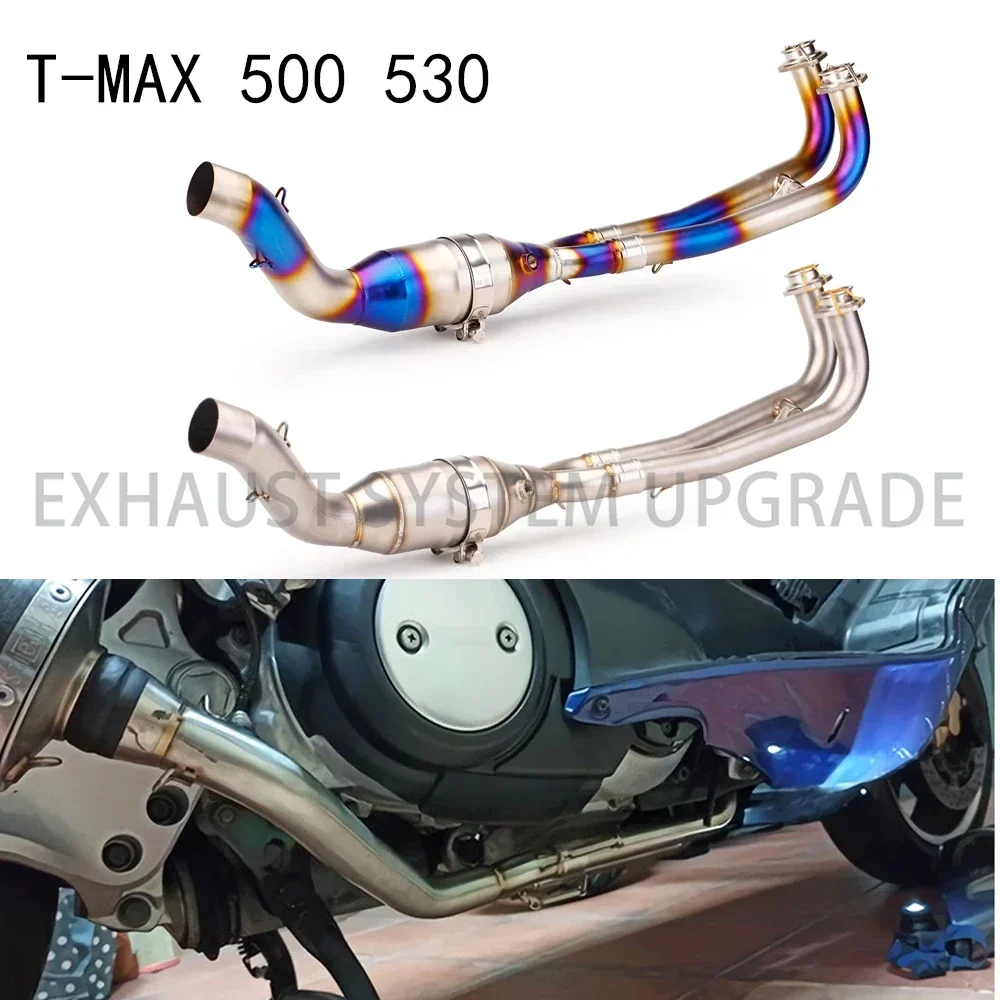 

FOR Yamaha T-MAX Tmax 500 Tmax530 T-MAX 500 530 2012-2020 Without Exhaust Tmax500 Tmax530 Exhaust Full System Header Pipe