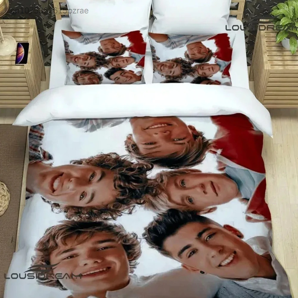 One Direction Rock Band Bedding Set For Bedroom Soft Modern Bedspreads Comefortable Kids Duvet Cover Quilt Cover And Pillowcase