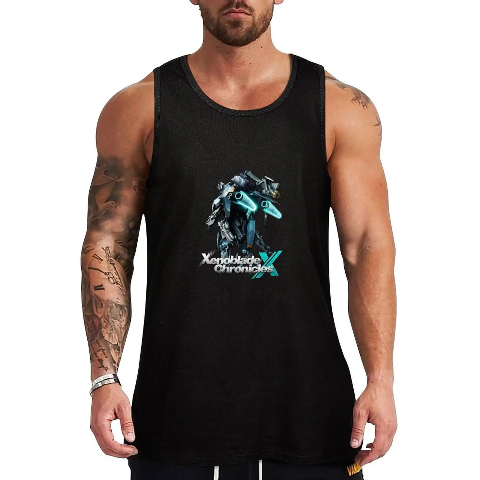 Xenoblade Chronicles X Tank Top Gym Muscle Tank Top Sleeveless Fitness Athletic Wear