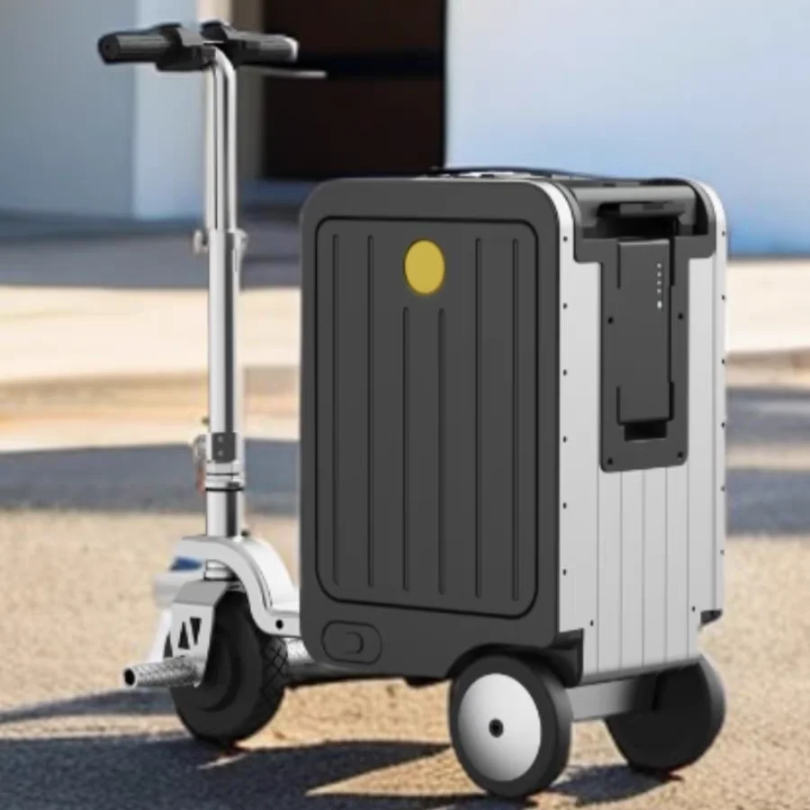 

2026 new arrivals Direct Delivery in Stock Rechargeable Smart Luggage for Cycling Electric Luggage Compartment with Extendable P