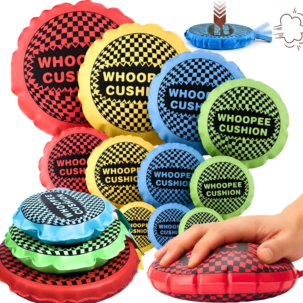 2pcs S/M/L Whoopee Cushion, Random Color Funny Joke Gag Prank Supplies for April Fools' Day, Birthday Party YMY